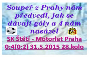Vysoká porážka A mužstva dospělých před vlastním publikem. Soupeř nám utekl v závěru prvního poločasu