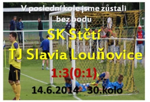 Fotbalový rok 2013-14 jsme zakončili porážkou 3:1 s vítězem divizní skupiny B 