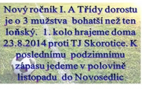Dorostenci zahajují fotbalový ročník 2004/20015 týden před koncem prázdnin
