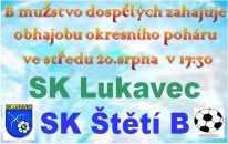 B mužstvo jako vítěz okresního poháru mělo hrát Severočeský pohár, ale protože zde hraje i A mužstvo, tak tak to nebylo schváleno. Zahrají si však okresní pohár.     