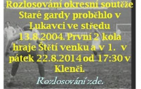 Z losovacího osudí byla v Lukavci vytažena mužstva Staré gardy v okresní soutěži 
