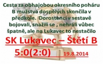 Stejně jako většina českých klubu ve fotbalové Evropě skončilo i B mužstvo dospělých v okresním poháru, kde navíc obhajovalo loňské vítězství