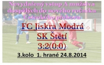 Všechny branky v prvním zápase Ústeckého přeboru padly až ve druhém poločase. Bohužel o jednu více do naší sítě.,