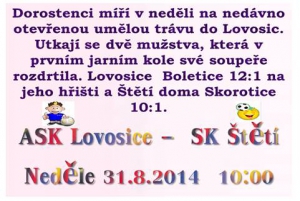 Dorostence čeká v Lovosicích první velká zatěžkávací zkouška. 