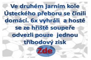 Ústecký přebor měl poslední srpnový víkend na programu další utkání.