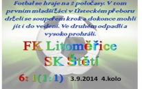 Velké množství inkasovaných branek ve druhém poločase mladší žáky mrzelo