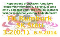 Ani ve druhém venkovním zápase mužstvo dospělých nedokázalo bodovat