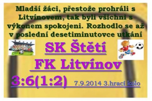 Mladší žáci z Fotbalové školy v Litvínově ve Štětí vyhráli 