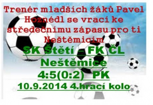 O bonusovém bodu v zápase mladších žáků rozhodovaly penalty