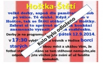 Pátek odpoledne patří staré gardě. Dnes tu štětskou můžete vidět odpoledne v Hoštce