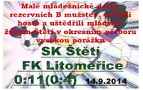 Okresní přebor mladších žáků pokračoval 3. hracím kolem. Doma js,e přivítaliLitoměřice B.