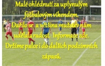 Fotbalová sklizeň v minulém týdnu byla velká.