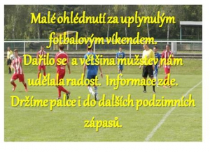 Fotbalová sklizeň v minulém týdnu byla velká.