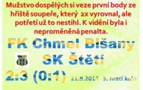 V dosavadních 5 zápasech mužstva dospělých skončil zápas 3:2 4x, 2x jsme prohráli, 2x vyhráli. Naposledy dnes v Blšanech. 