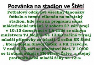 Pozvánka na hřiště 27.-28.9.2014