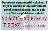 Střelecké dorostenecké představení se konalo v sobotu dopoledne a částečně dalo zapomenout na 2 předcházející prohry
