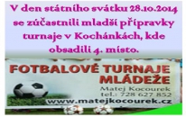 Proti Spartě Praha mužstva SK Štětí, tak často nehrají. Povedlo se to mladší přípravce na turnaji v Kochánkách, kde s ní svedla bojovný výkon a prohrála jen 3:1 