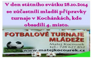 Proti Spartě Praha mužstva SK Štětí, tak často nehrají. Povedlo se to mladší přípravce na turnaji v Kochánkách, kde s ní svedla bojovný výkon a prohrála jen 3:1 