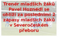 Dva domácí zápasy mladších žáků na půl úspěšně.