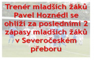 Dva domácí zápasy mladších žáků na půl úspěšně.