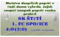 Po prohře v Litvínově jsme si spravili chuť a 8. mužstvo tabulky, nováčka soutěže ze Spořic jsme porazili 4:0.