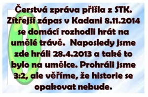 To, co jsme tak trochu čekali se stalo skutečností. Utkání dospělých se hraje na umělé trávě