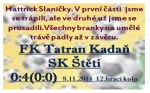 Litvínovu, který doma prohrál s Horním Jiřetínem, jsme se po vítězství v Kadani přiblížili na 3 body. Za námi jsou blízko další mužstva.