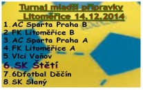 Mladší přípravka na turnaji v Litoměřicích skončila na 6. místě