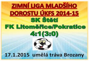 Naší mladí dorostenci získali v prvním zápase letošního roku cenný skalp. Ve skupině C Zimní ligy mají na kontě 6 bodů a jsou blízko postupu do čtvrtfinále. 