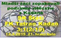 Mladší žáci v neděli v krajském přeboru doma porazili Kadaň. Teď ve čtvrtek je v poháru čeká těžší soupeř z borozan.