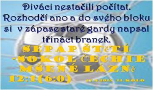 Forma staré gardy stoupá a ve 2. jarním kole to odnesly Mšené Lázně