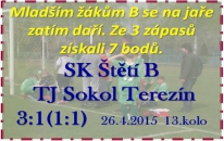 Mladší žáci B rozhodli o svém vítězství ve druhém poločase