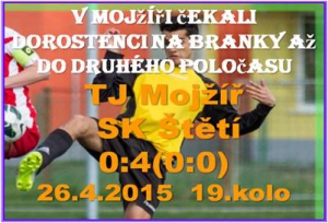 4 zápasy, 4 vítězství. To je jarní bilance dorostu po zápase v Mojžíři. 