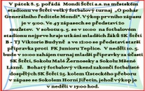 Pozvánka na štětský stadion