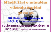 Mladší žáci A proti Litvínovu vydrželi jenom poločas.  Mladší žáci B si pěkně zastříleli.