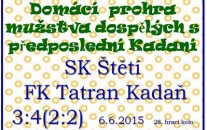 Krásný úvod zápasu, ale o to horší jeho konec. Minutu před koncem hosté rozhodli, že body se stěhují do Kadaně. 