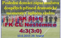 Mužstvo  dospělých vedlo už 3:0, ale hosté ve 2. poločase rychle náš náskok dotahovali.