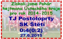 Fotbalový rok jsme zakončili ziskem poháru. Čeká nás předkolo poháru České pošty. Hráčům gratulujeme a děkujeme za pěknou prezentaci oddílu i města.