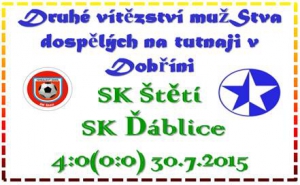 V zápase s Ďáblicemi jsme se střelecky prosadili až ve 2.poločase a dostali jsme se průběžné 1. místo na turnaji v Dobříni.