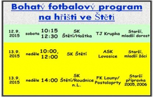 Přijďte fandit na hřiště ve Štětí