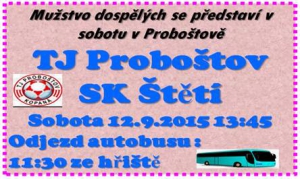 V sobotu míříme do Proboštova
