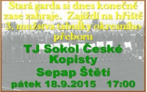 Stará garda Sepapu Štětí má pouze 1 bod. Dnes se nějaký pokusí přivést z Český Kopist