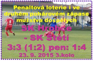 Další pohárový soupeř po vítězství nad Hrobcemi už bude z jiného okresu