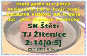 Tolik vynikajících fotbalistů fotbalistů ke vší úctě k hráčům Štětí na zdejším stadionu už dlouho nebylo. Stará garda Žitenic s bývalými ligovými hráči v sestavě.