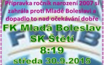 Vysoká výhra přípravky v přátelském utkání.