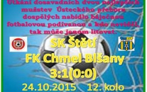 Mužstvo dospělých si po vítězství nad Blšany vypracovalo na čele 5 bodový náskok.