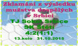 Mužstvo dospělých vedlo sice 1:0, ale ještě v 1. poločase bylo vyrovnáno. Ve 2. části nervozního utkání více branek vstřelili domácí a uštědřili nám 2 porážku v soutěži.