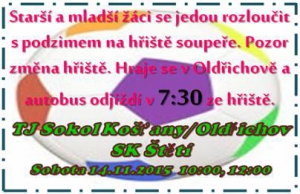 Starší žáci letos podruhé vyhráli a díky tomuto vítězství, i když jenom o skóre, upustili poslední místo tabulky. Mladší žáci vystříleli všechny náboje 1. listopadu proti Brozanům a proti FK Litoměřicím/Žitenicím vyšli naprázdno, jak bodově, tak i brankov