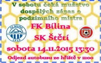 Na jaře jsme gól v Bílině nevstřelili a v penaltovém rozstřelu zvítězili domácí. V sobotu se tuto nepříznivou bilanci pokusíme změnit  