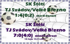 Závěr podzimu starším dorostencům nevyšel. Prohráli i doma v posledním zápase podzimu. Vynahradili si to mladší dorostenci, kteří přestříleli Svádov.